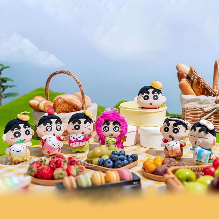 LDCX蠟筆小新YUMMY BOX 下午茶時光毛絨盲盒第一彈 （原盒6入）