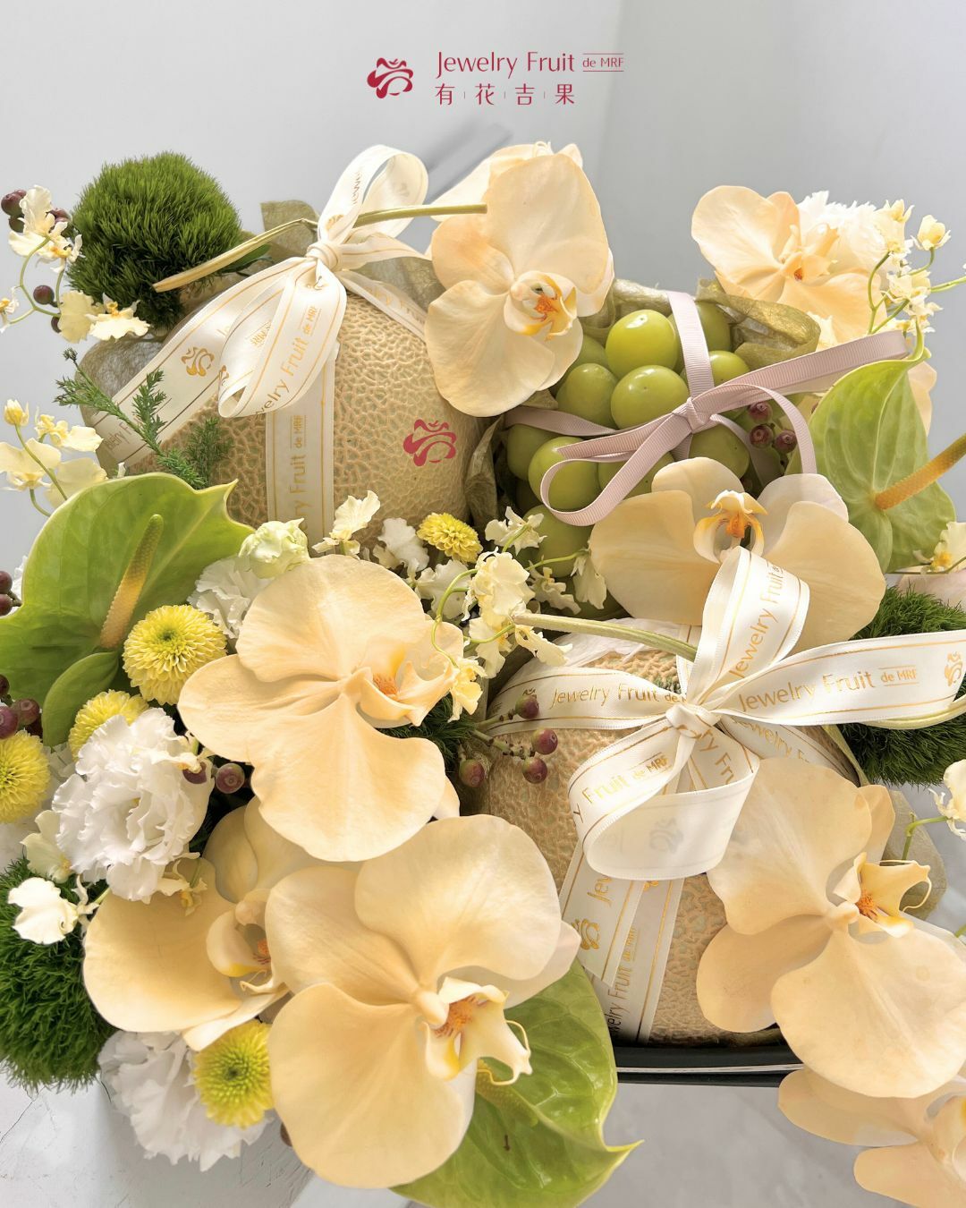 貳樓有花｜有花吉果｜水果花禮｜哈密瓜禮盒｜水果禮盒03