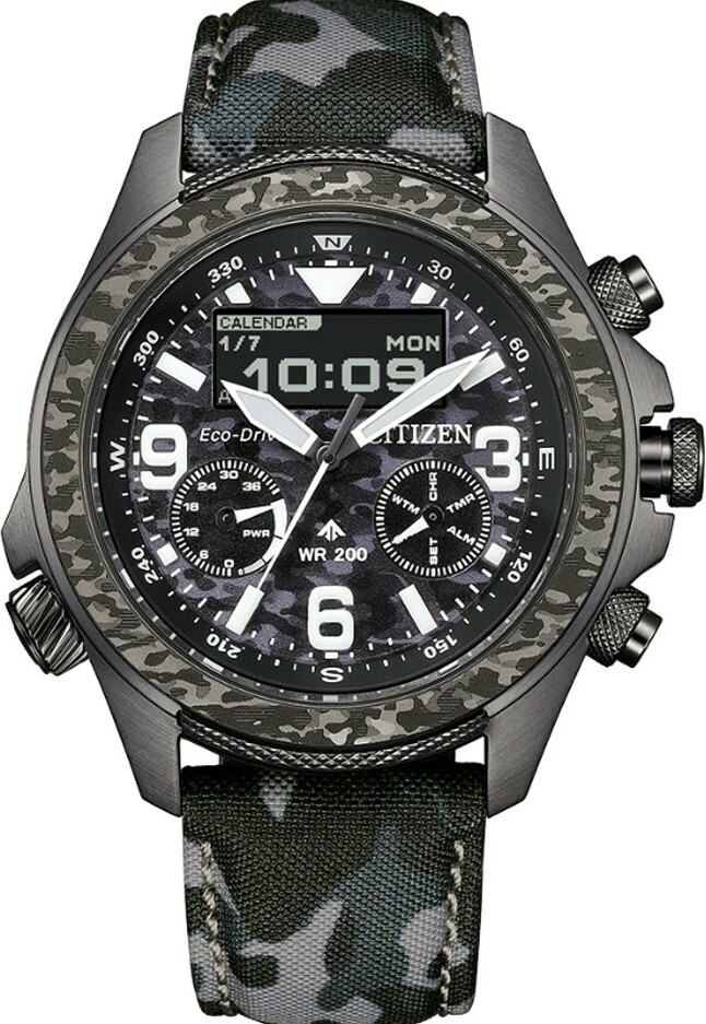 萬年鐘錶 - Citizen 星辰錶  PROMASTER  35週年 LAND系列 U822機芯 限量套組雙顯面盤光動能男錶  JV1008-63E  錶徑44MM