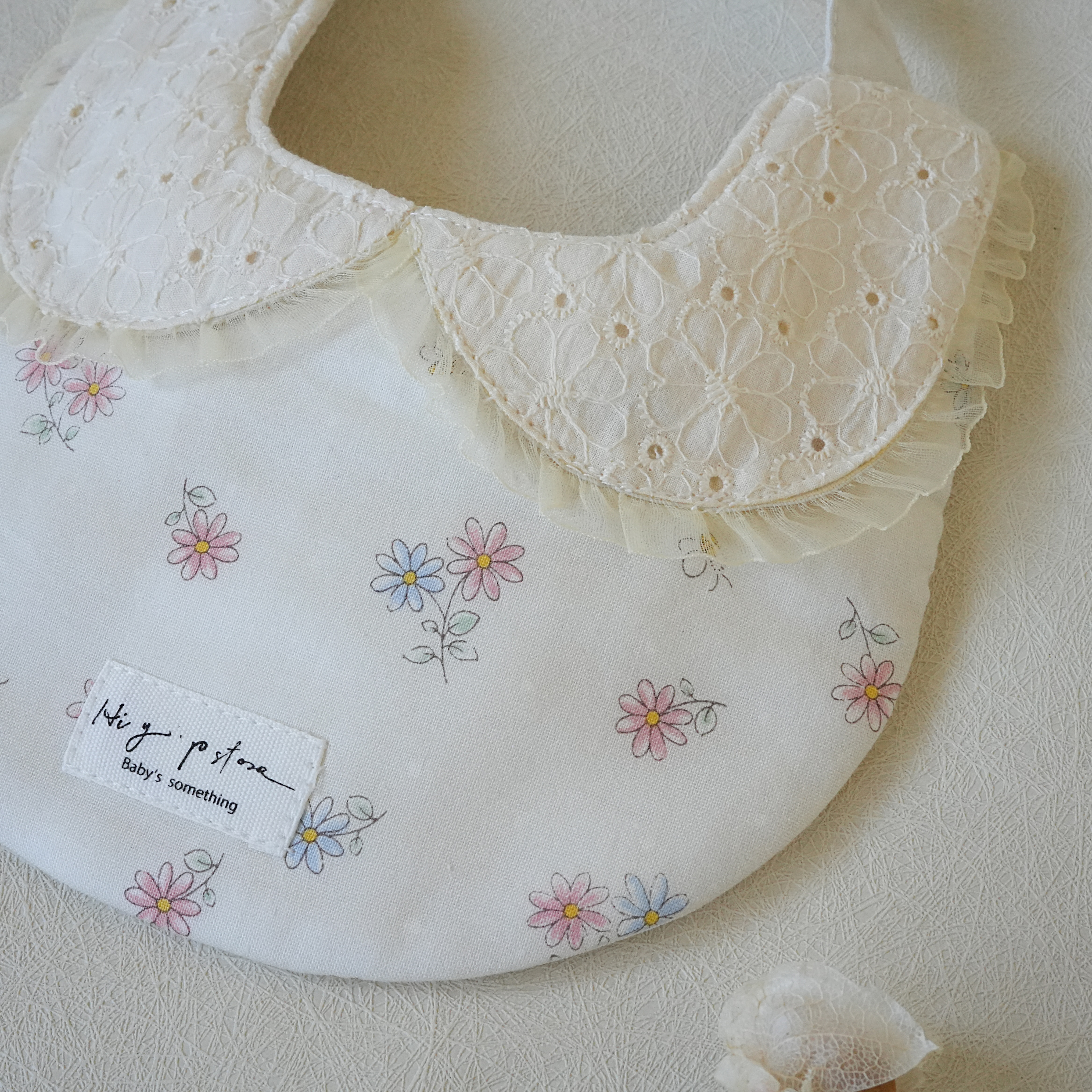 Hi Y.P store-手作圍兜-清新蕾絲花卉