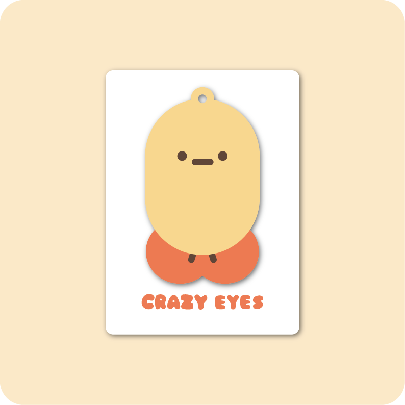 『新品』金屬吊飾 - 炸蝦