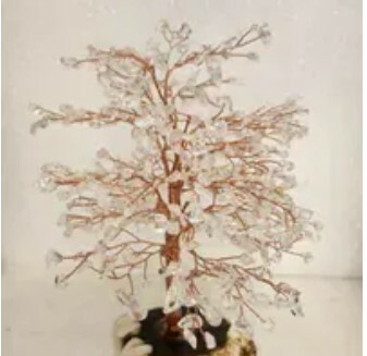 [S] GEMZ & CO HLCT MA NAO BASE TREE, CLEAR QUARTZ, W16 (W16)