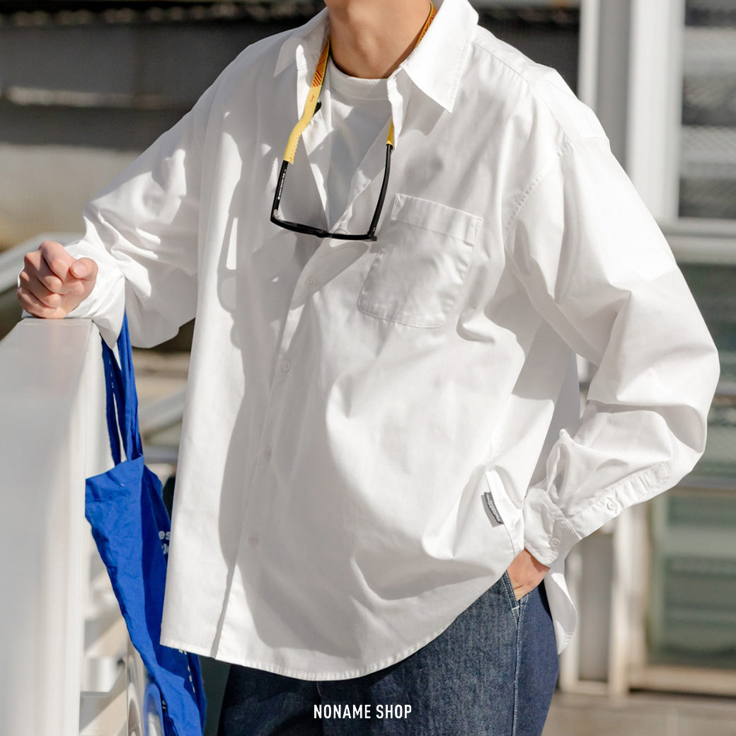 THE CRAFT CREW PRODUCTS 日系 寬鬆 長袖 襯衫 11色 (男款)