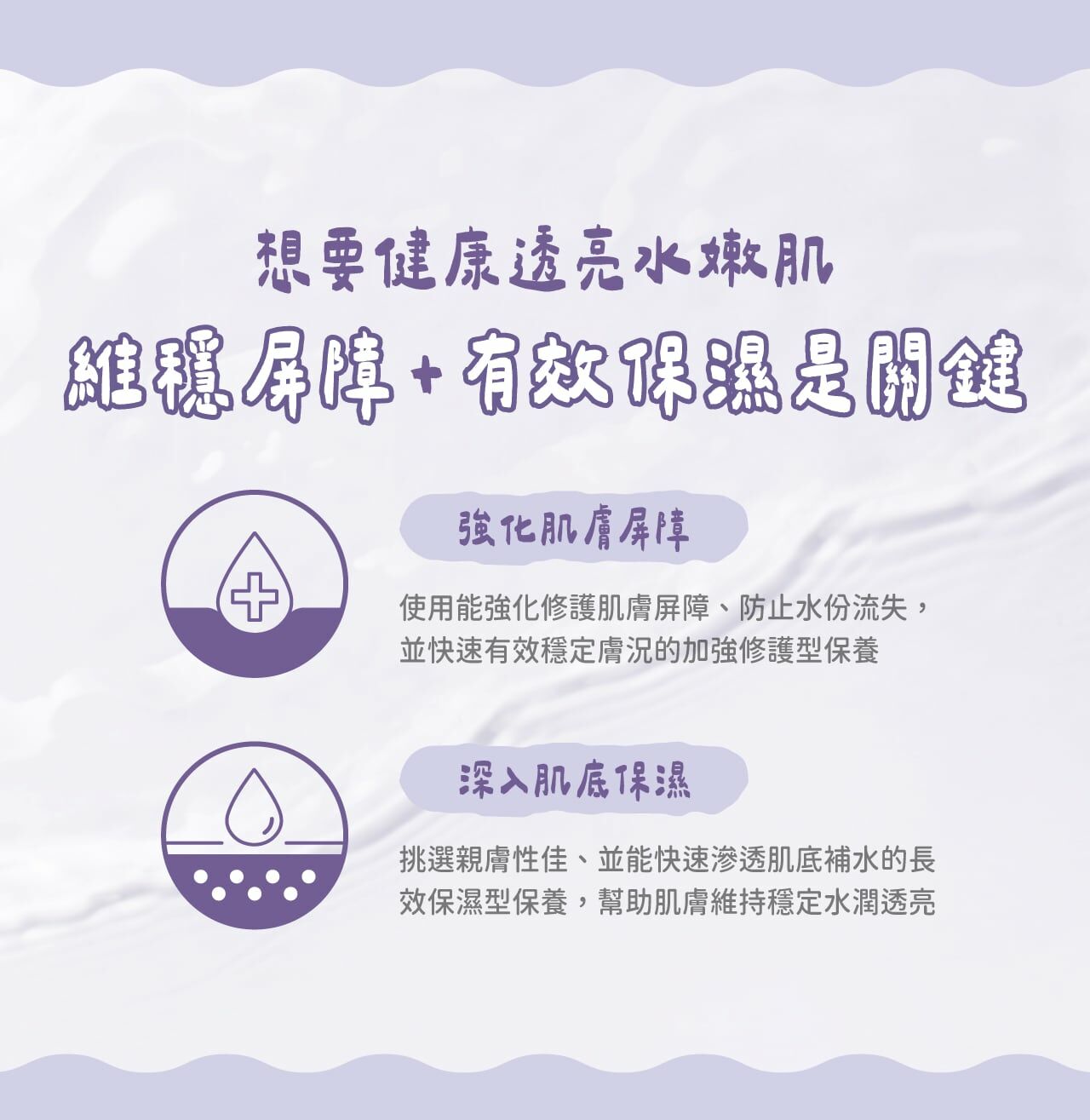 MF1 超能保濕冷敷劑成分｜NMF 天然保濕因子 + 維生素 B5，深層補水，強化肌膚屏障