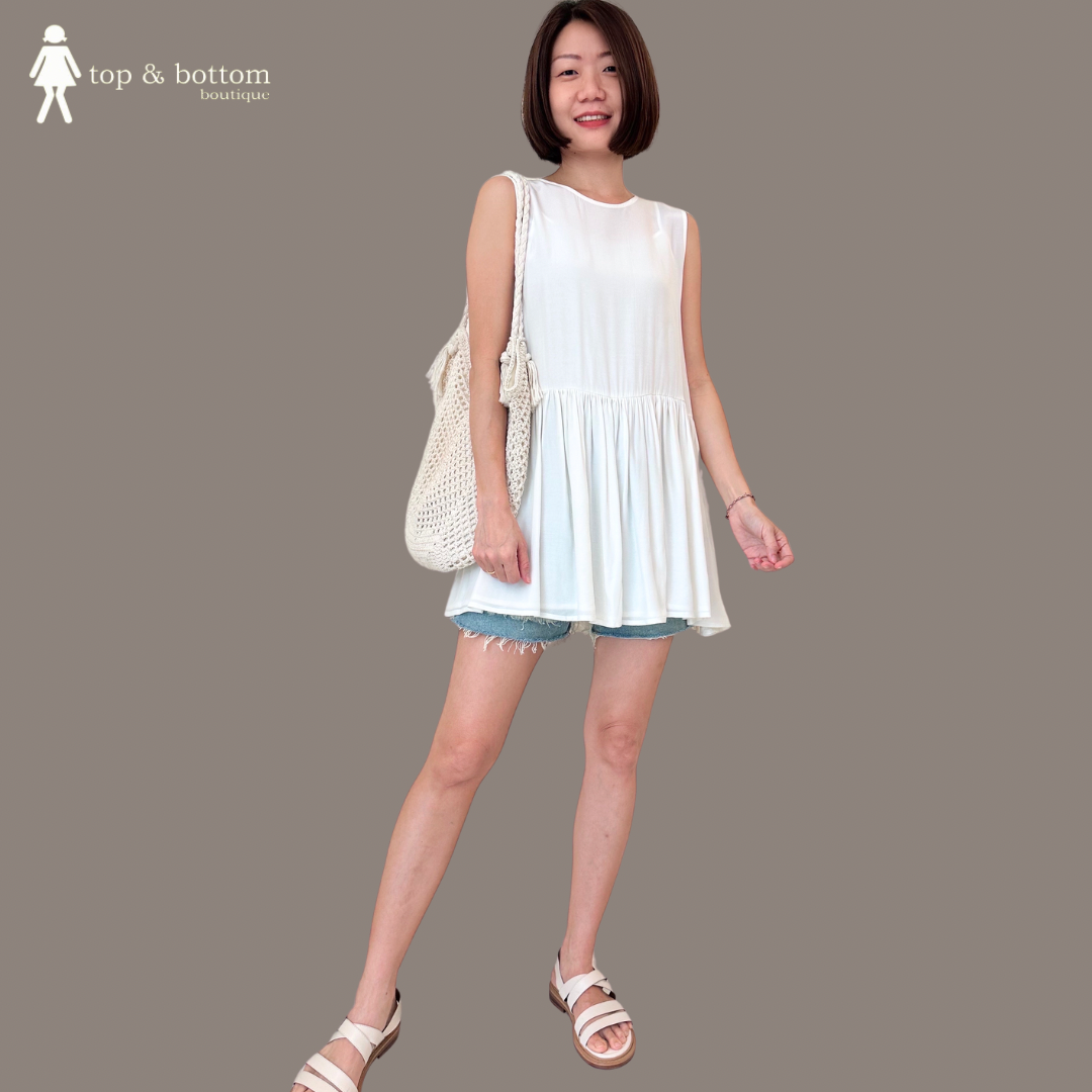 SHEER S/LESS LONG BLOUSE