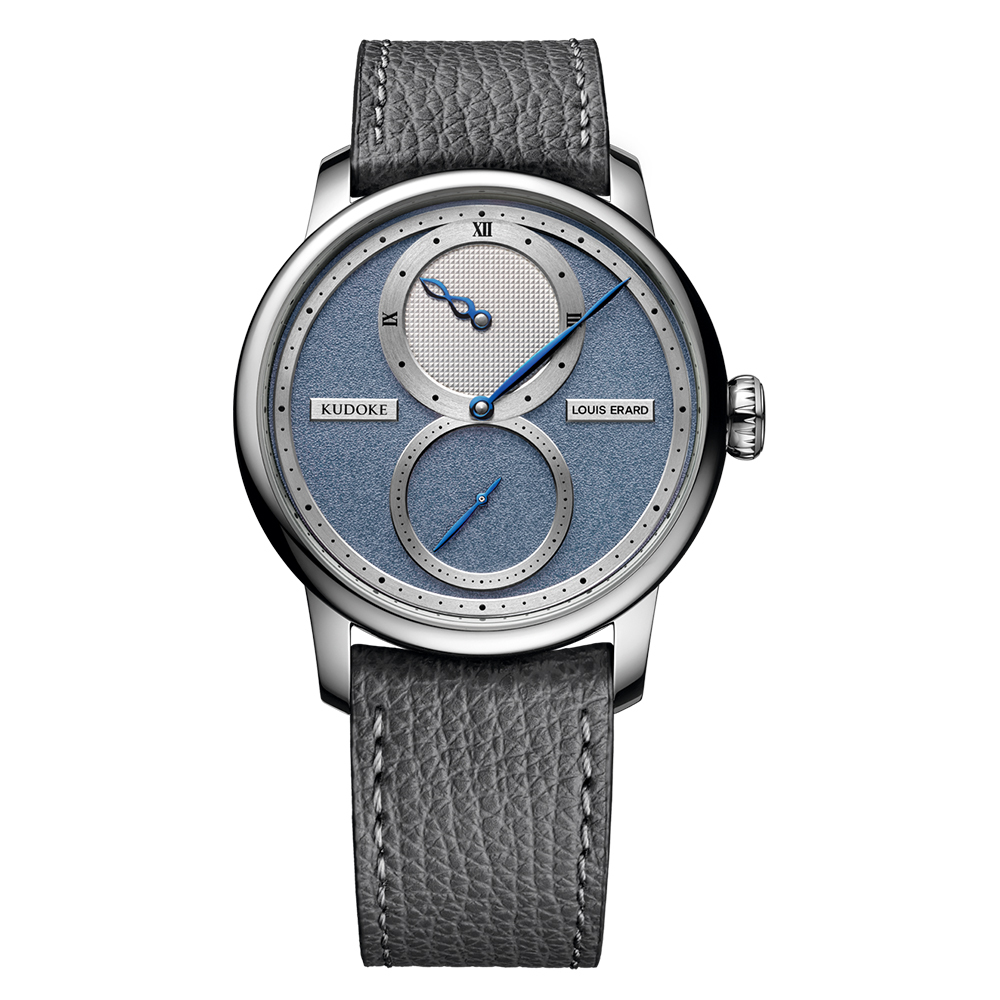 Noirmont X Collection 聯名款系列｜LE RÉGULATEUR Louis Erard x Kudoke Light Blue-灰藍色版