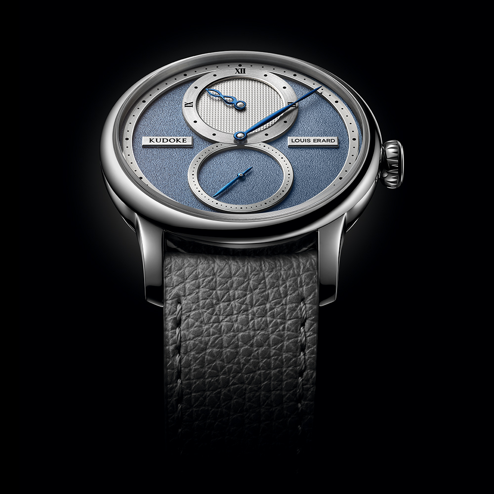 Noirmont X Collection 聯名款系列｜LE RÉGULATEUR Louis Erard x Kudoke Light Blue-灰藍色版
