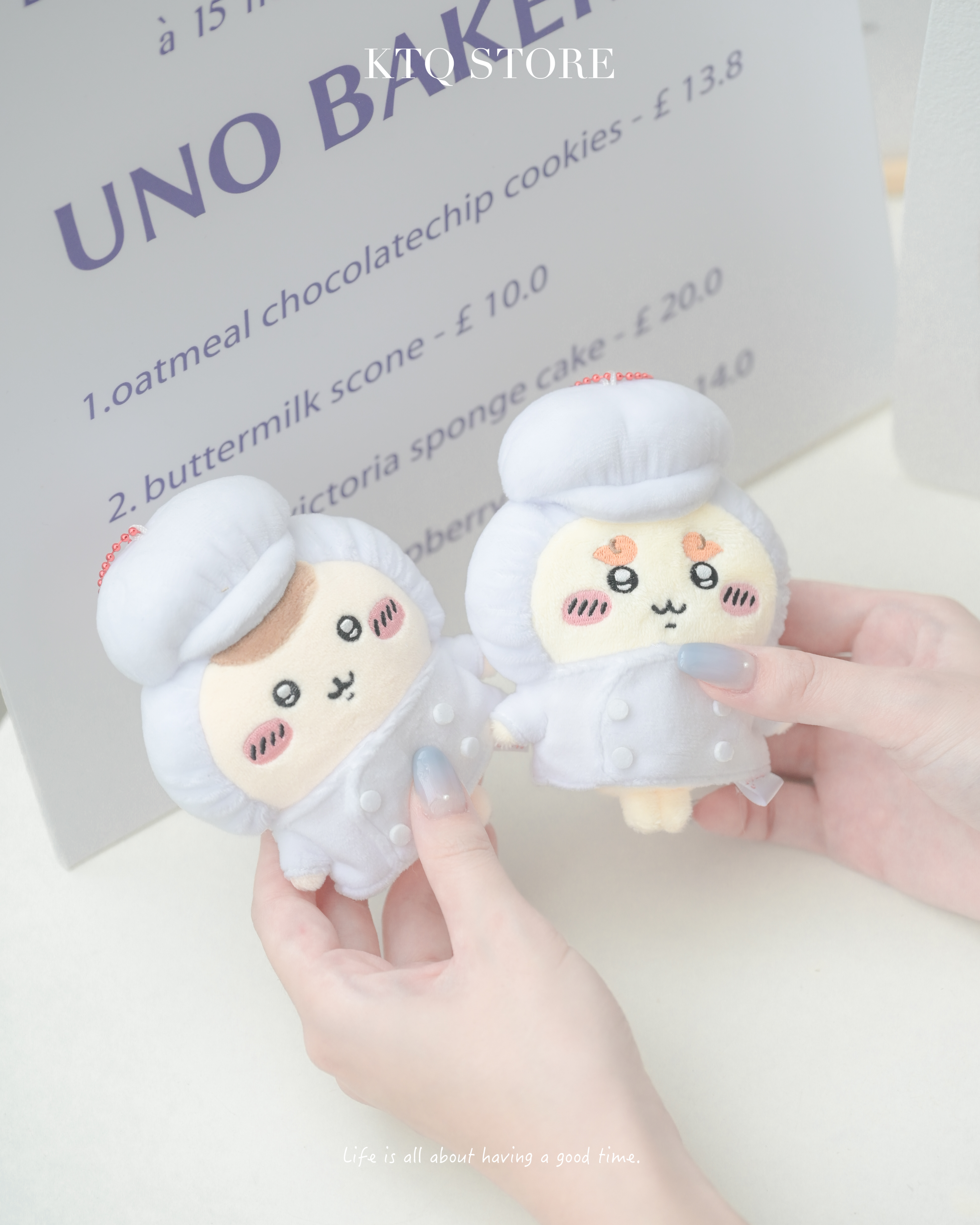 KTQ STORE ‧ 日本 Chiikawa 吉伊卡哇 廚師系列 胸針 迎賓地毯 吊飾