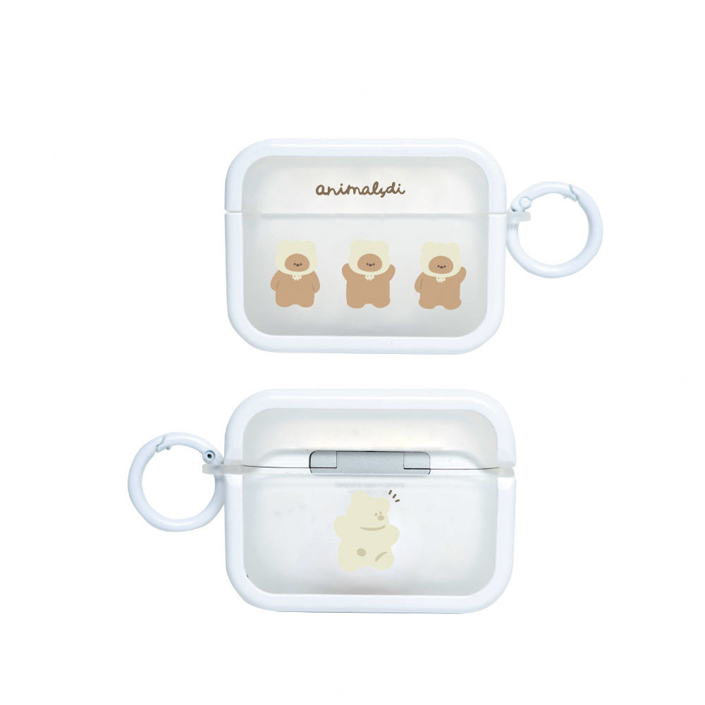 【Knocky x 滴的小動物】『動動帽帽熊』AirPods Pro 1/2 系列保護殼