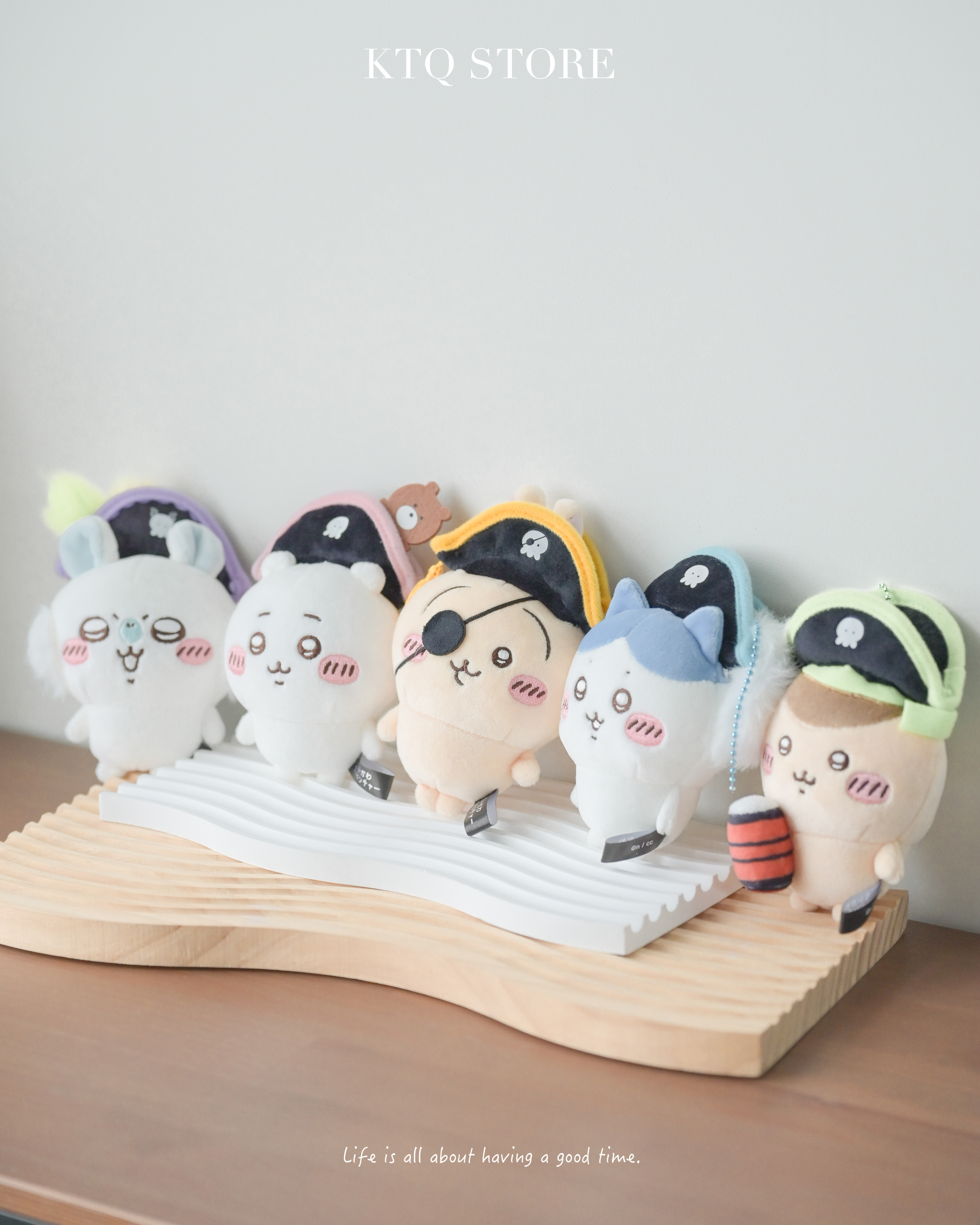 KTQ STORE ‧ 日本 Chiikawa 吉伊卡哇 海盜系列 吊飾 娃娃