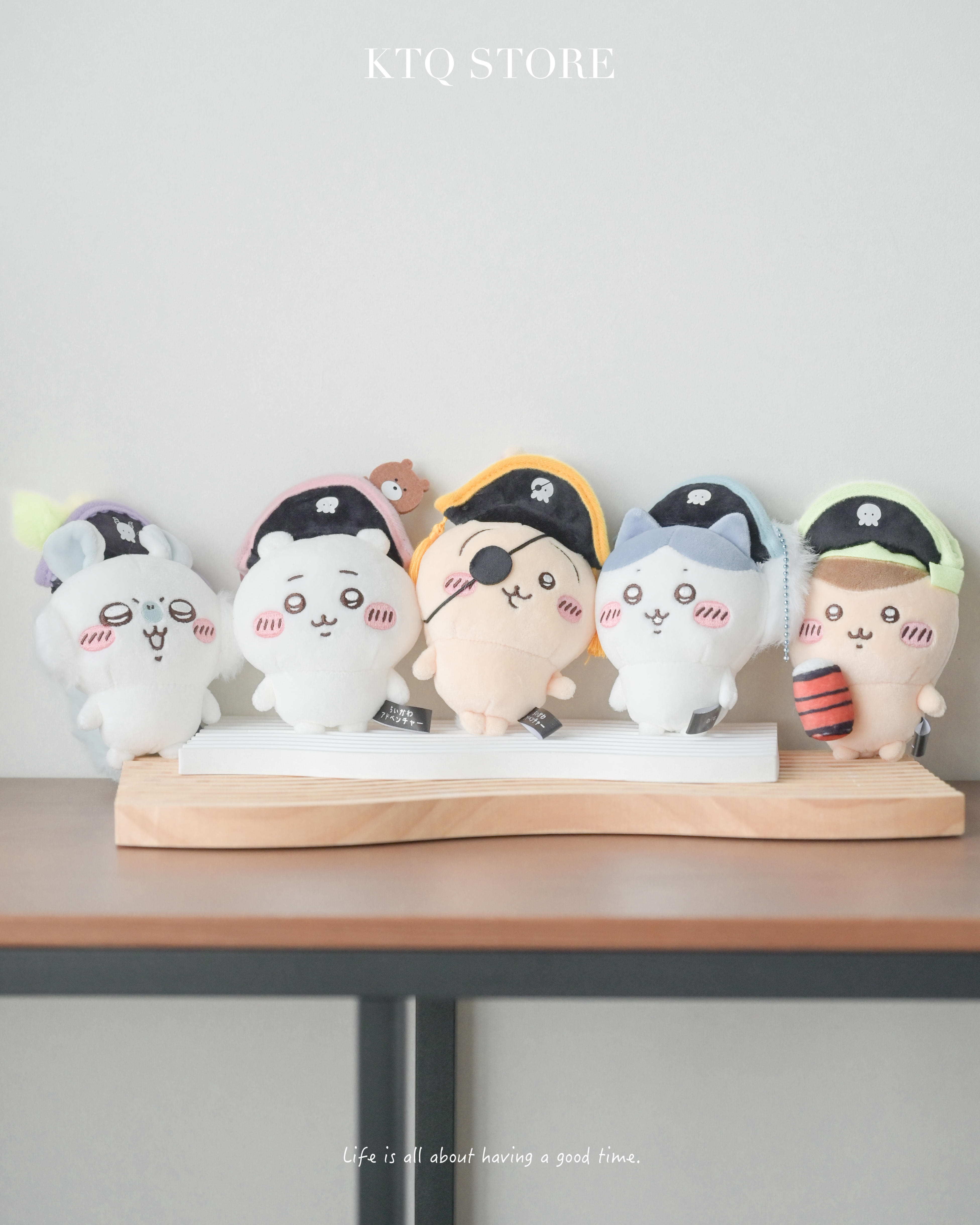 KTQ STORE ‧ 日本 Chiikawa 吉伊卡哇 海盜系列 吊飾 娃娃