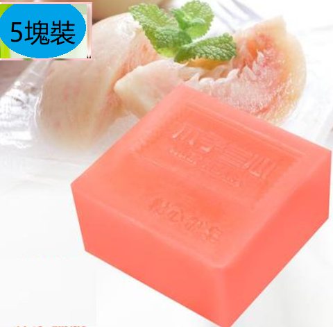 熱推【5塊】洗臉香皂（5塊水蜜桃皂100g【送網】）