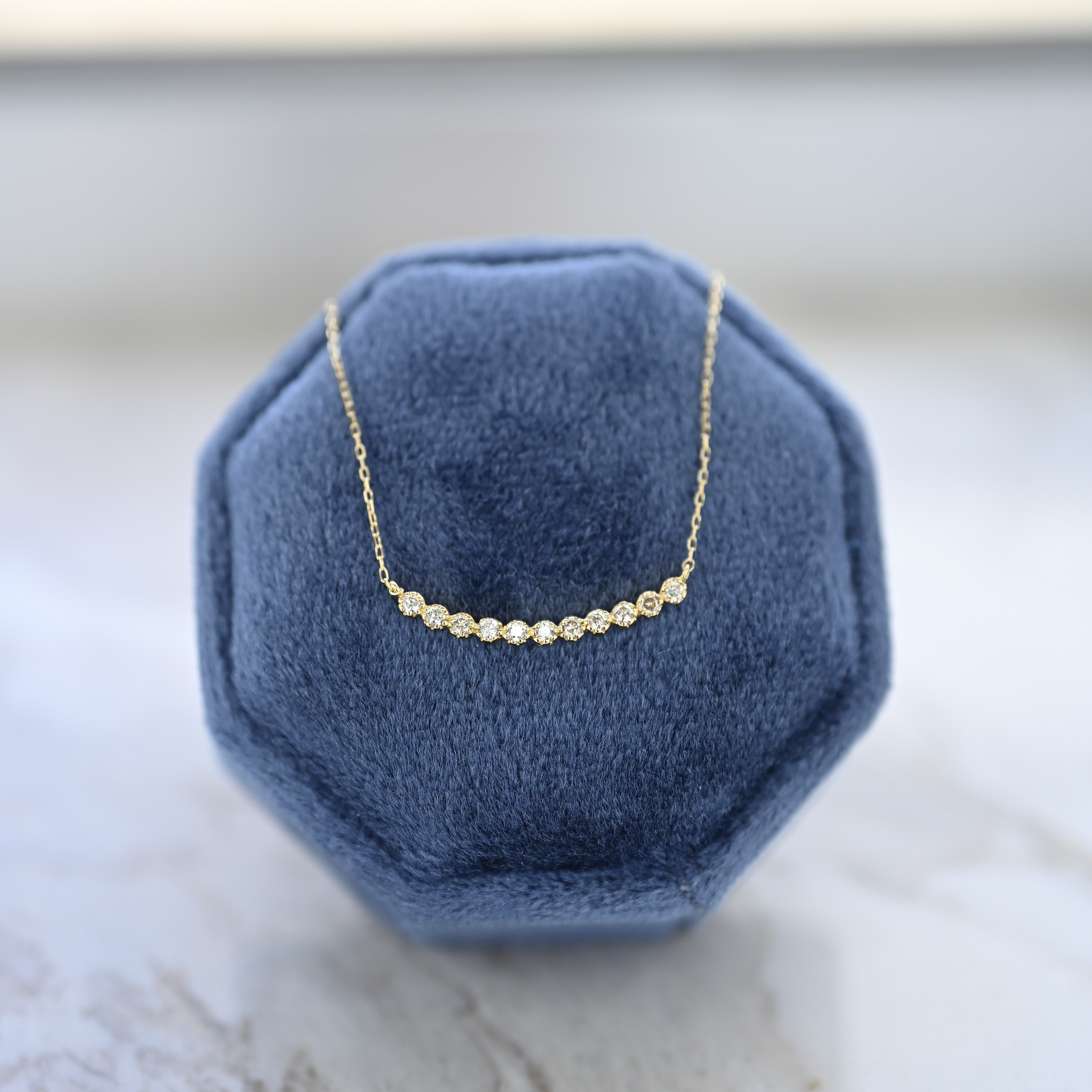 18k Smileeee Diamond necklace