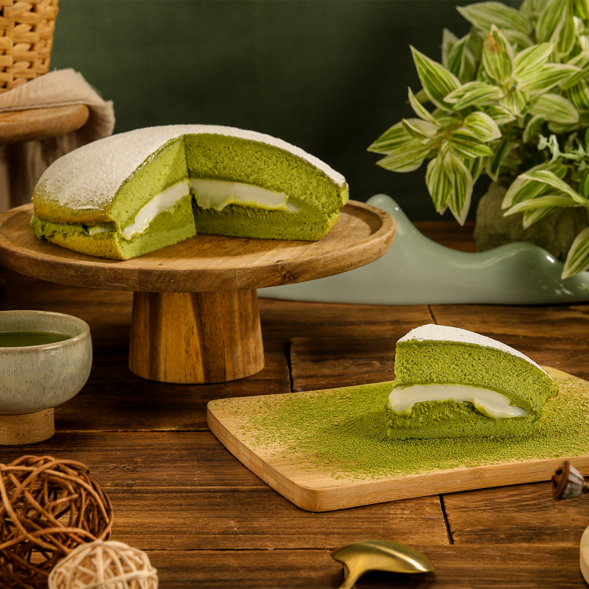 台北捷運門市｜抹茶大福 8吋