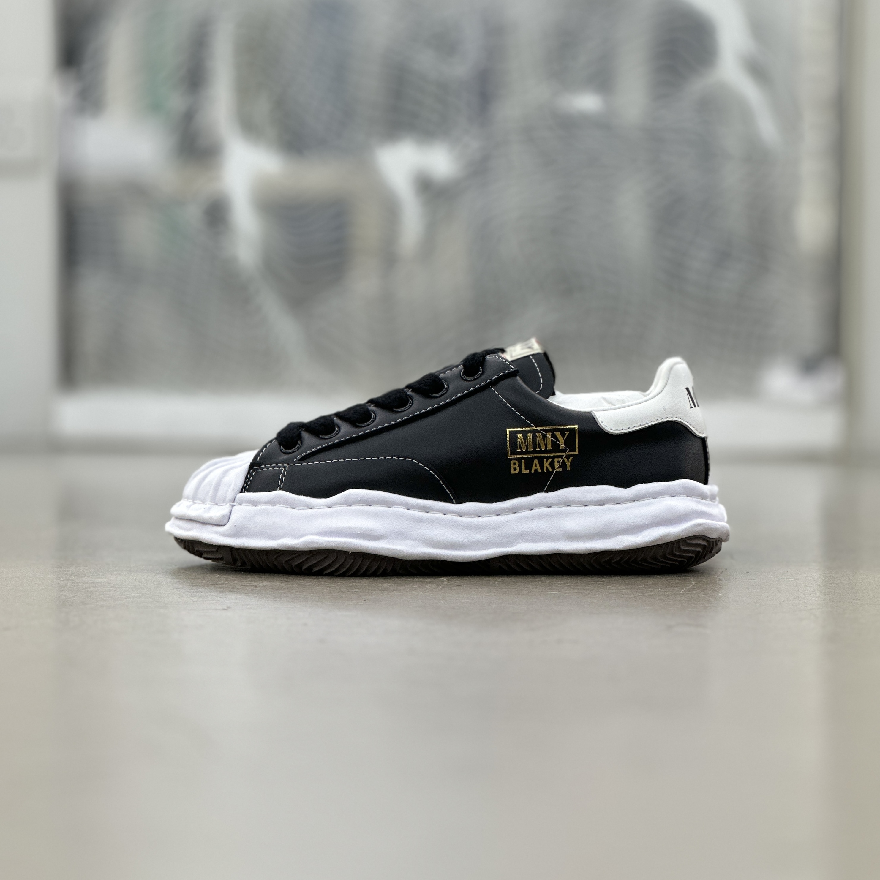 Maison Mihara Yasuhiro Blakey Leather- Black