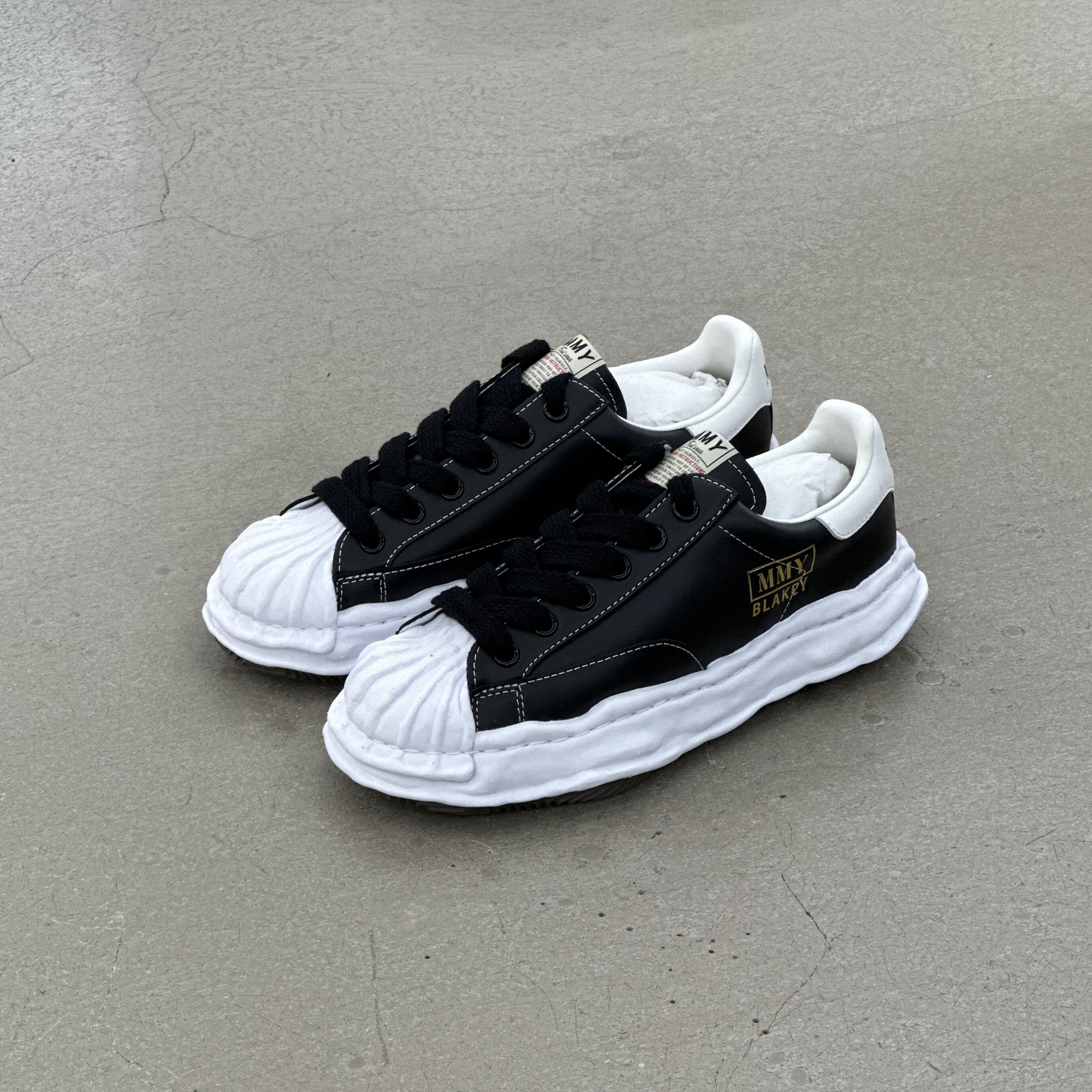 Maison Mihara Yasuhiro Blakey Leather- Black