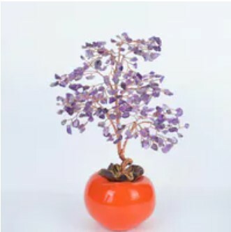 [S] GEMZ & CO HLCT PERSIMMON AMETHYST TREE, W41 (W41)