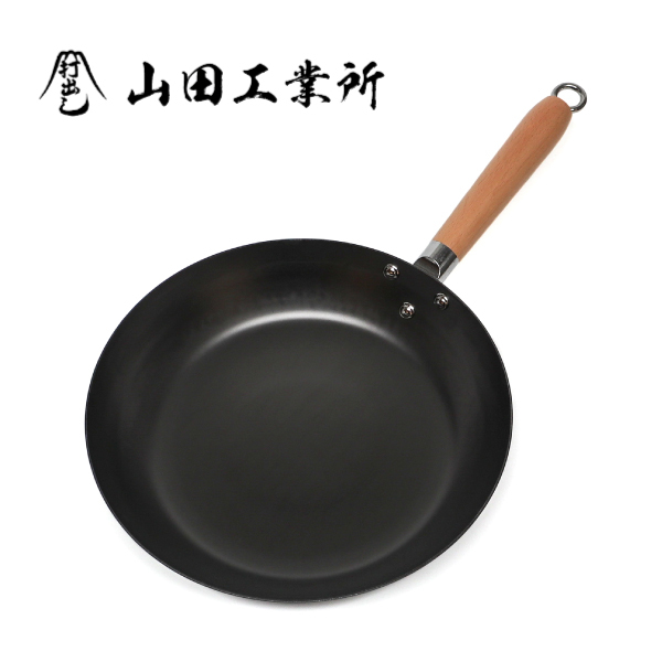 【山田工業所】HANAKO+a 木柄平底鍋-26cm