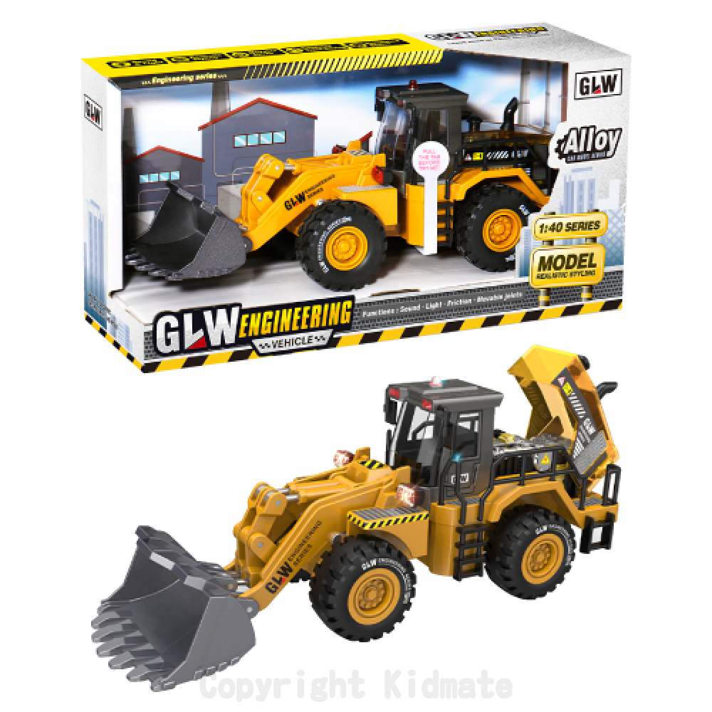 《 KIDMATE 》 1:40 合金推土機