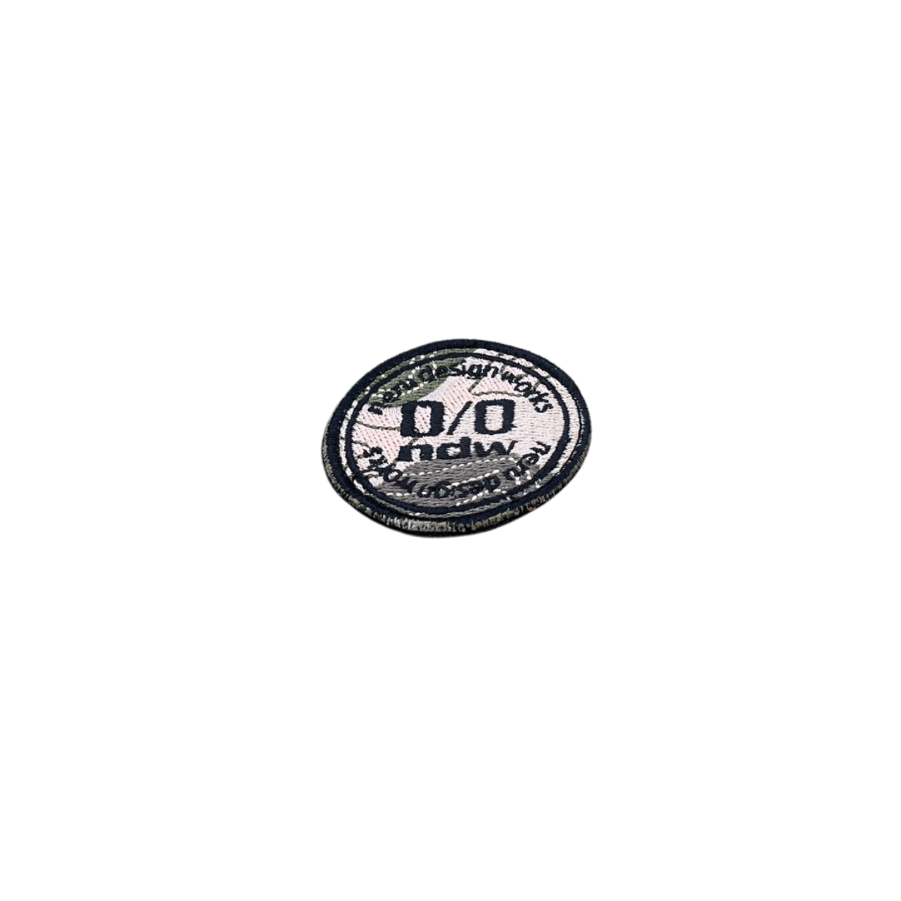 Neru Design｜ NDW embroidary badge（丸ワッペン）TOPO｜刺繡徽章