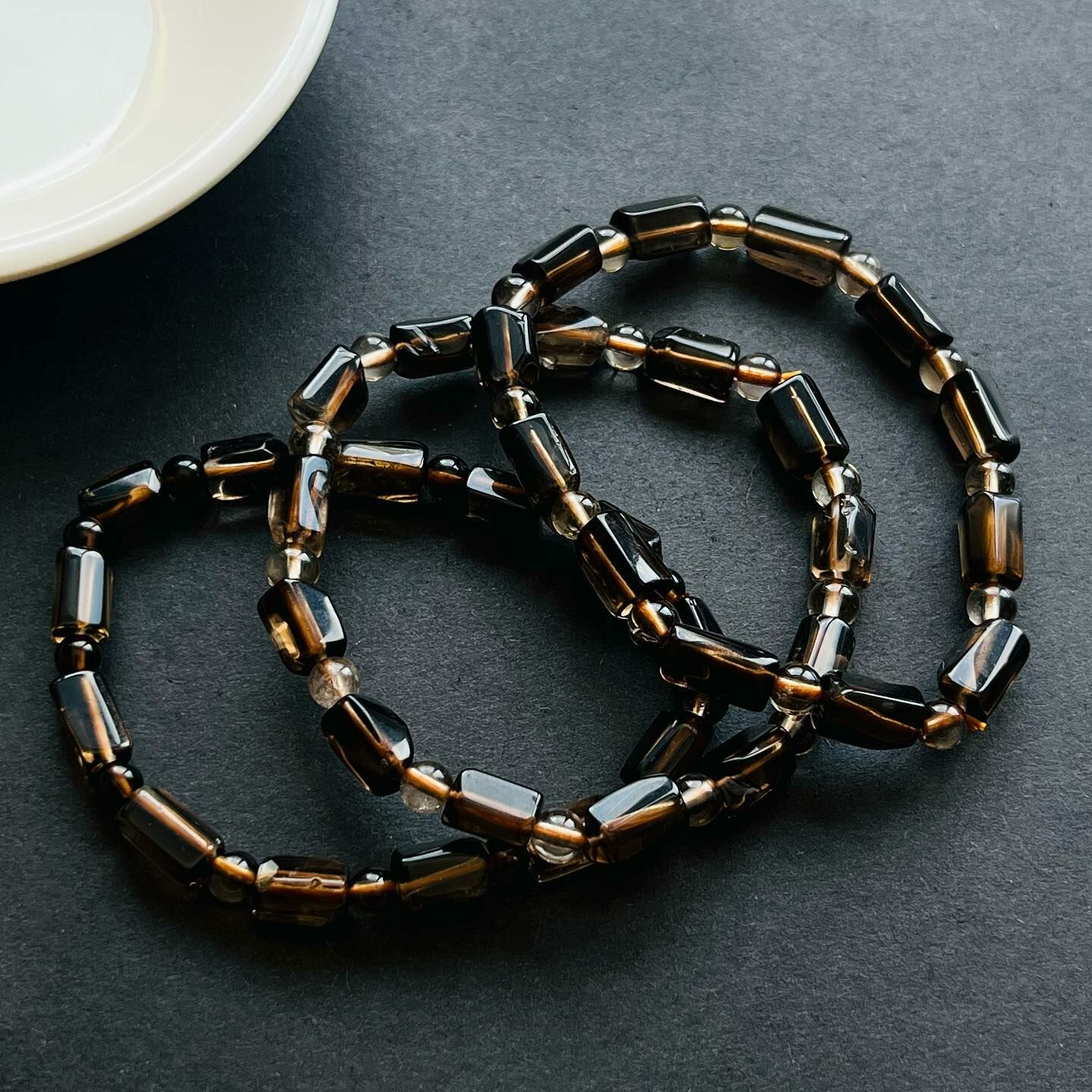 [原石] 茶晶 水晶手串