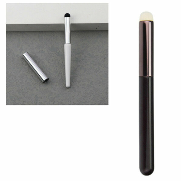 Hotly recommended makeup brush and lip brush (round lip brush + white lip brush with cover)