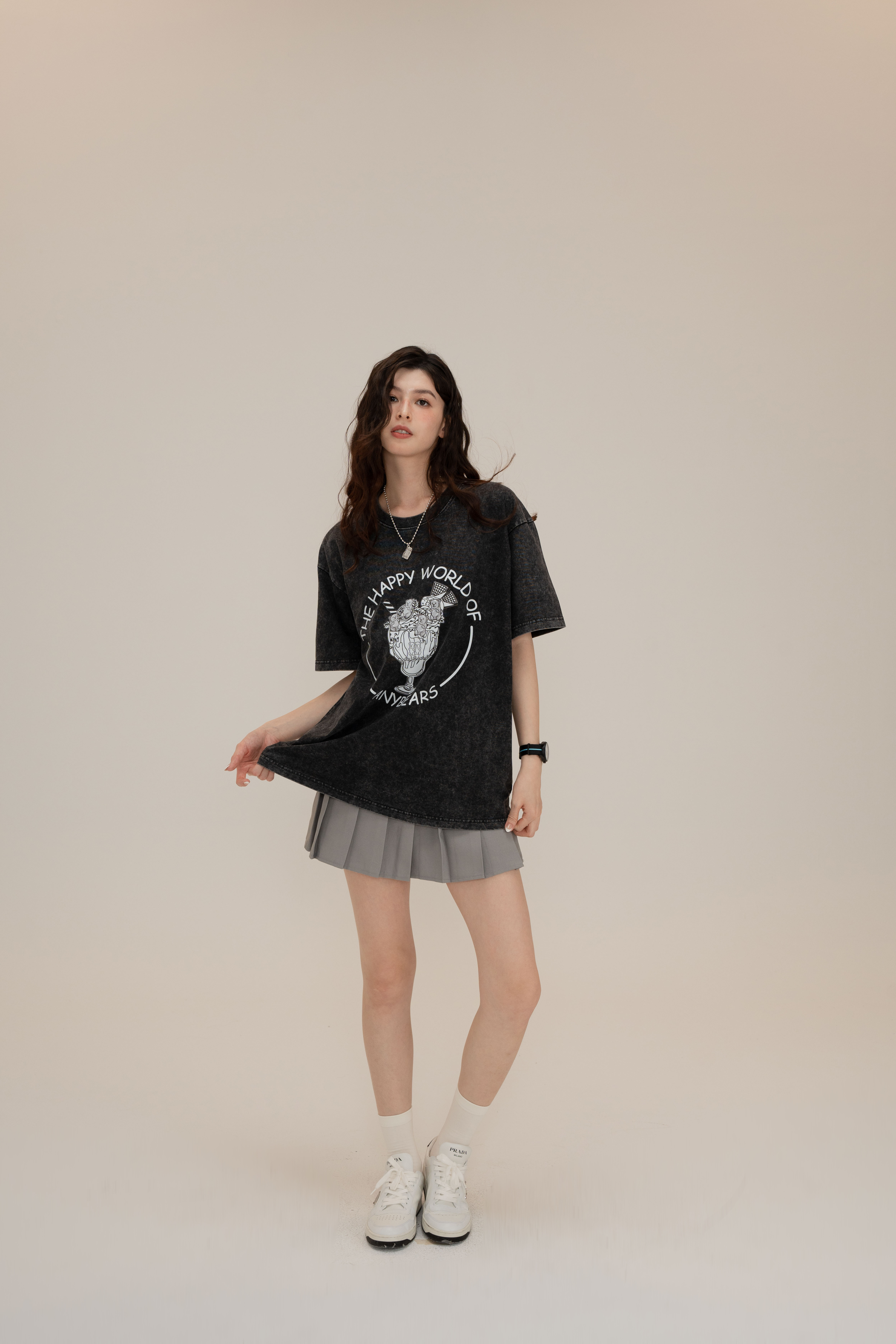 ANYBEARS ® WASHED SUNDAE BEARS 水洗聖代熊 短Tee