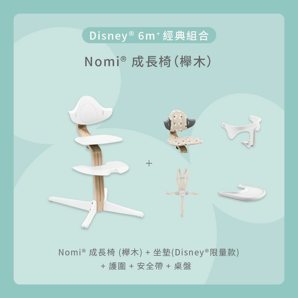 Stokke Nomi  經典組合 (櫸木)｜Disney系列