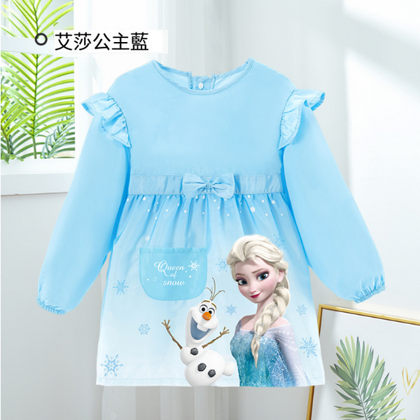 Hot recommended children's blouse (Elsa Snow Sapphire Blue size 110-130) (please contact customer service to confirm the delivery size after placing the order)