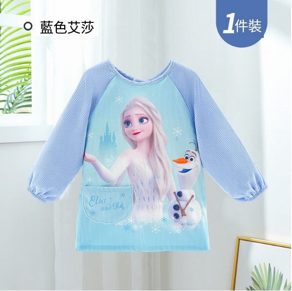 Hot recommended children's blouse (Blue Elsa size 110-130) (please contact customer service to confirm the delivery size after placing the order)