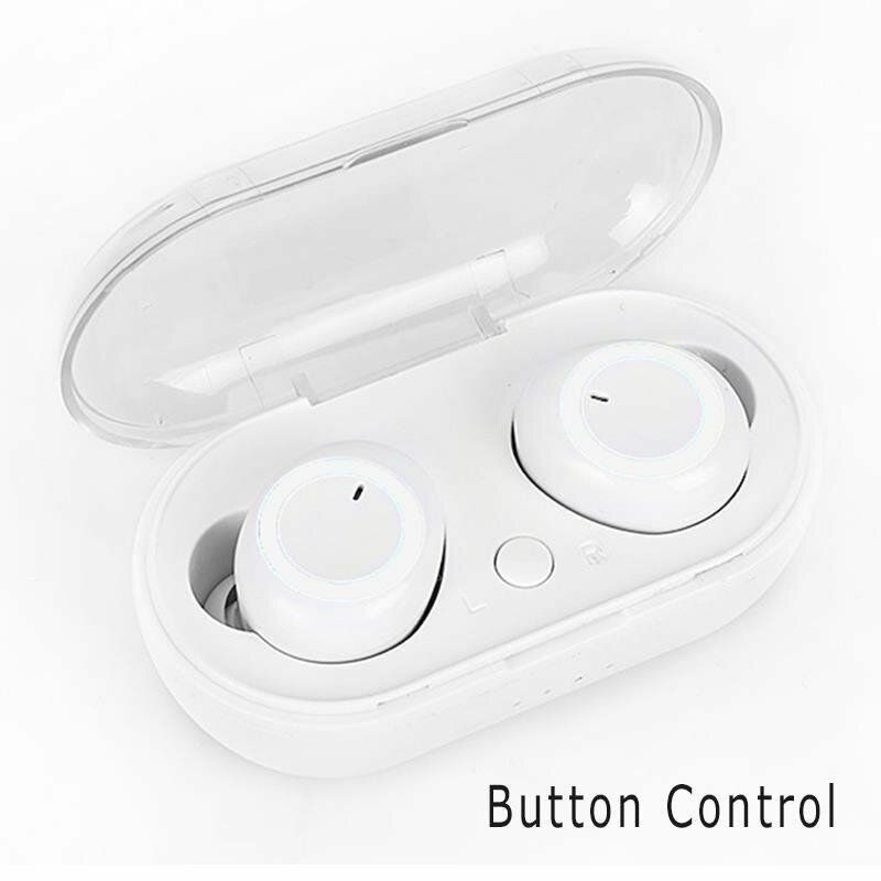 Hot Recommended Smart Nano Tech Mini Wireless Bluetooth 5.0 Earphones Y80 Binaural Stereo Noise Canceling TWS Sports Earphones (White)