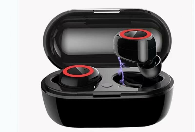 Hot Recommended Smart Nano Tech Mini Wireless Bluetooth 5.0 Earphones Y80 Binaural Stereo Noise Canceling TWS Sports Earphones (Black)