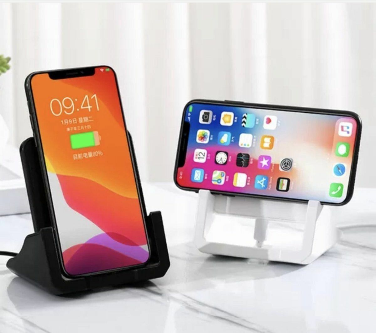 Hot Recommendation 3-in-1 10W Wireless Charging Stand, Straight, Horizontal, Flat Fork, Mobile Phone Stand for Apple Iphone Samsung S21