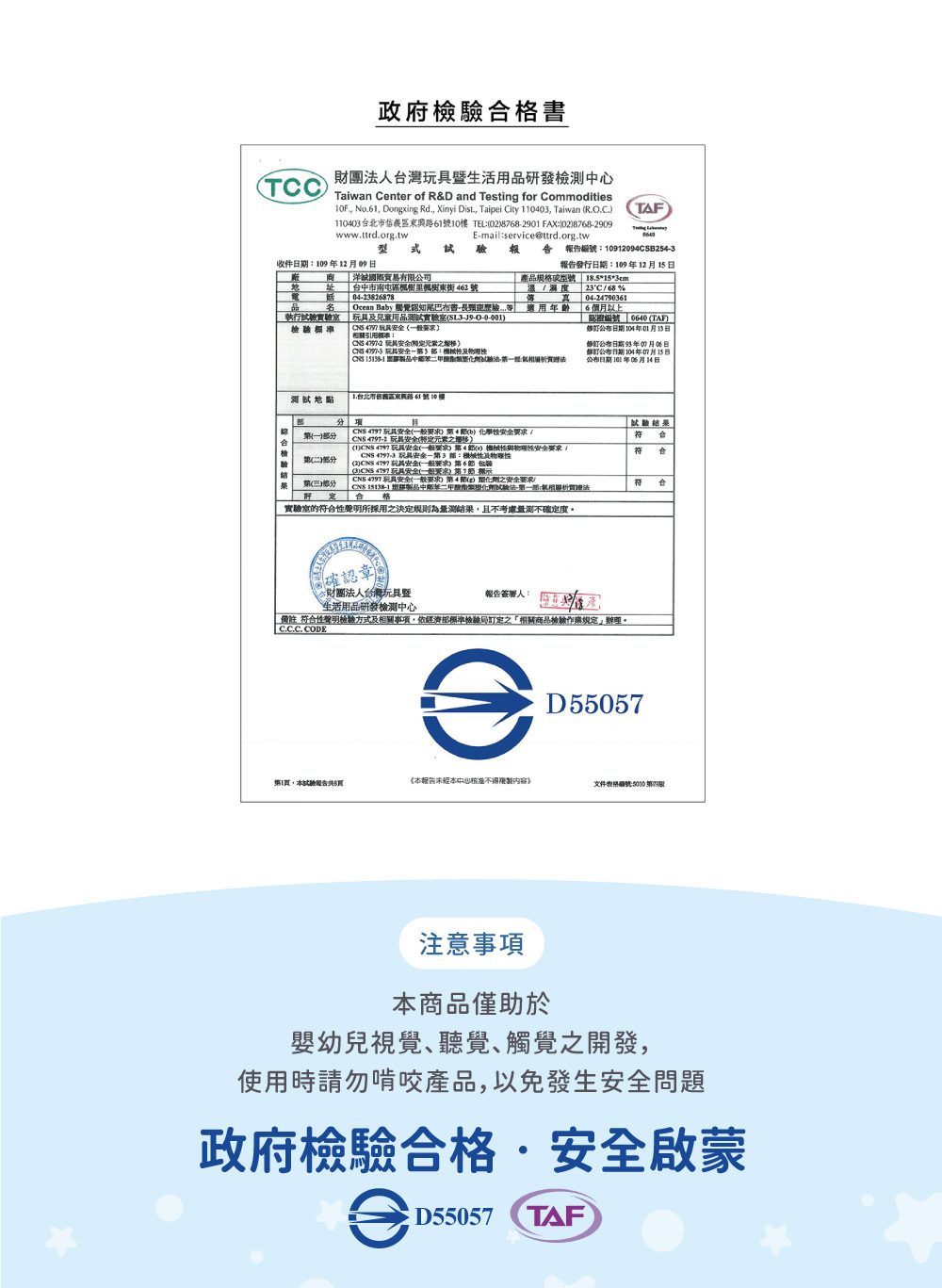 政府檢驗合格書
