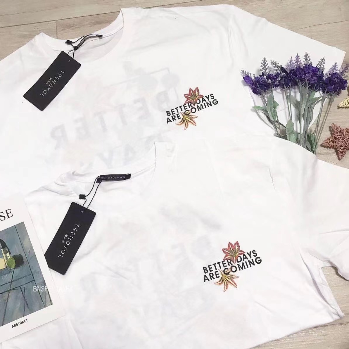 TRENDYOL FLORAL BACK PRINT TEE