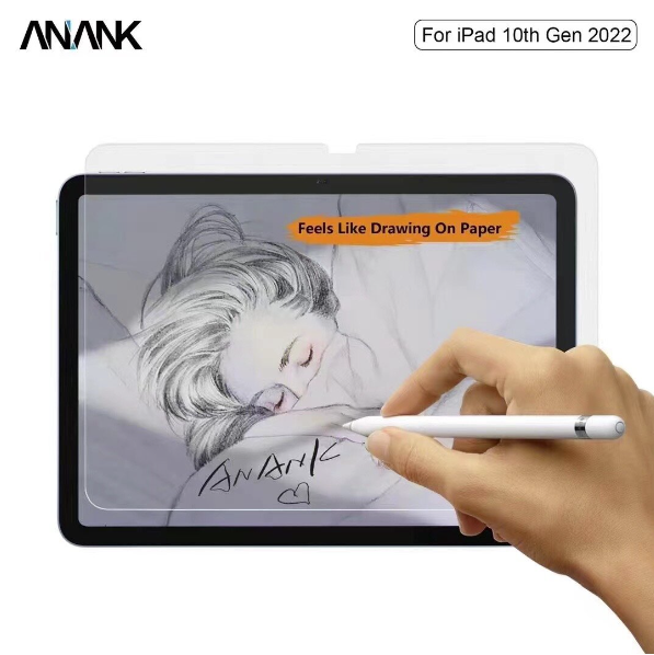 The popular ANANK iPad 10.9-inch (2022) Japanese raw material drawing paper film glass sticker: Turn your iPad into a sketchbook and enjoy the fun of painting with a real paper feel