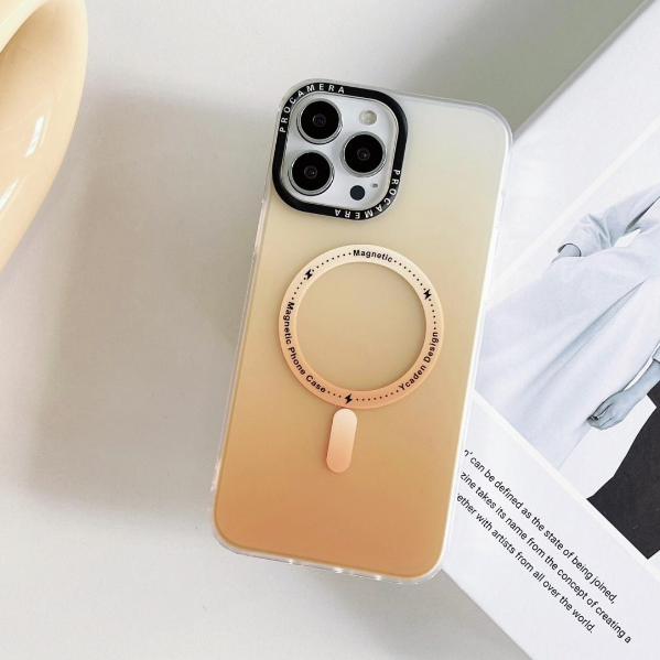 Popular iPhone 14 Pro Gradient Matte MagSafe Phone Case (Liu Ding Gradient): The perfect fusion of fashion and functionality
