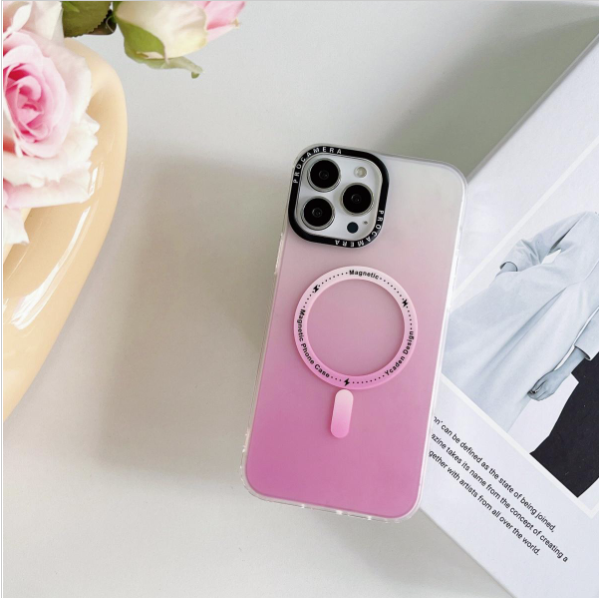Popular Gradient Matte MagSafe iPhone 14 Pro Max Phone Case (Pink Gradient): The Perfect Fusion of Fashion and Function