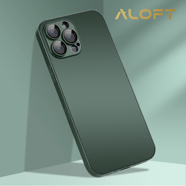 Popular iPhone 14 Pro (Cangfeng Green) Sapphire Lens Protection Frosted Glass Case