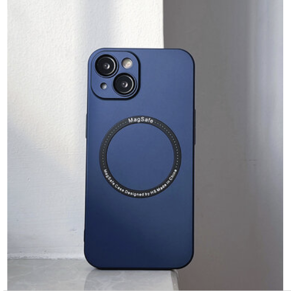 Popular iPhone 13 Pro Max 6.7" Eagle Eye Lens Protection MagSafe Phone Case (Dark Blue)