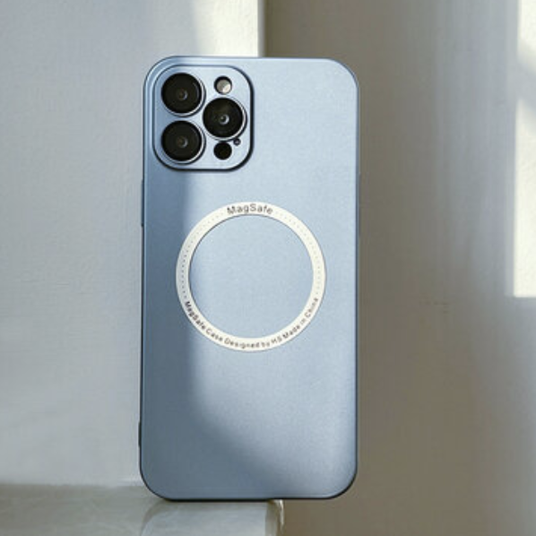 Popular iPhone 14 Pro 6.1" Eagle Eye Lens Protection MagSafe Phone Case (Light Blue)