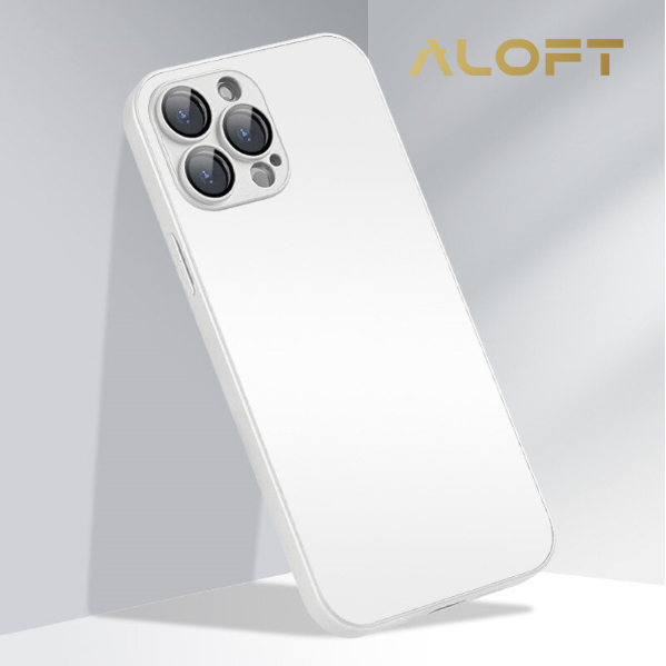 Popular iPhone 14 Pro (Xuefeng White) Sapphire Lens Protection Frosted Glass Case