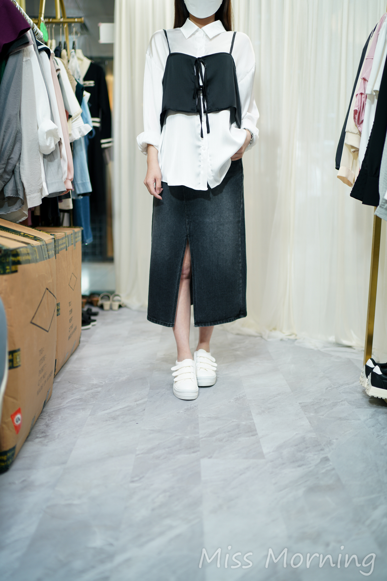 免燙真2件款上衣(14128)