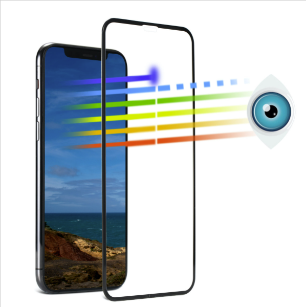 New iP12/12Pro Japanese and Korean LG material full screen colorless anti-blue light glass sticker 9H