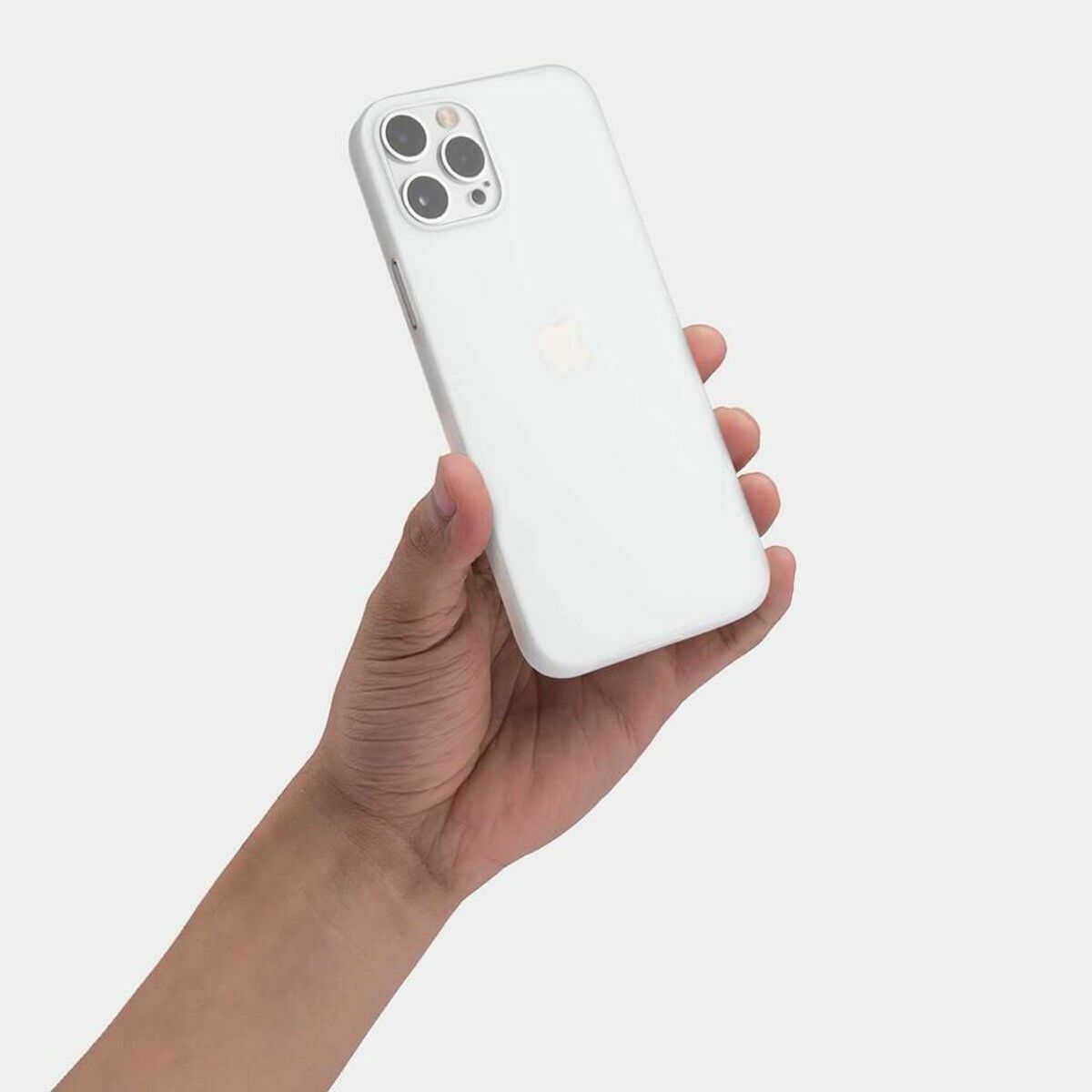 New iPhone 12/12 Pro 0.3mm ultra-thin protective case, transparent white 6.1"