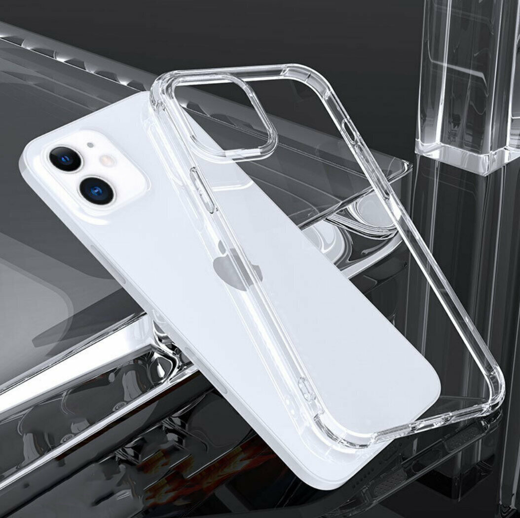 New iPhone 13 (6.1 inches) ultra-thin TPU phone case transparent Apple anti-slip phone case transparent bottom iphone 13 set iphone 13 case