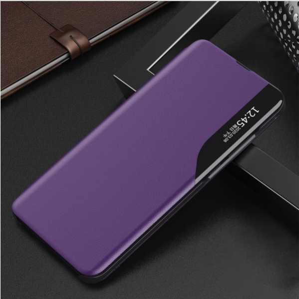 New Samsung S23+ Flip Leather Phone Case - Purple