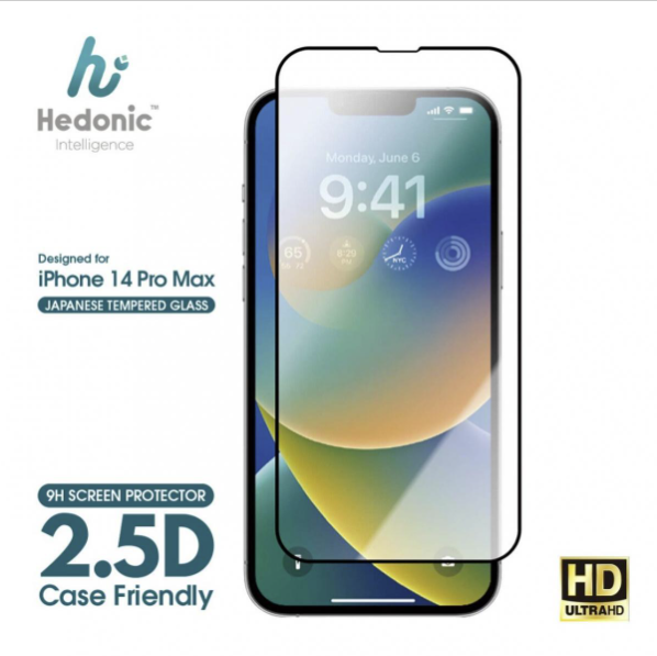 New iPhone 14 Pro Max 6.7-inch Japanese brand 2.5D 9H HD anti-fingerprint and anti-oil tempered glass protector