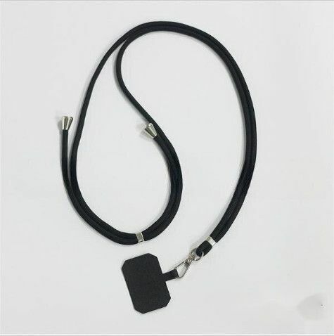 New [black] portable mobile phone lanyard | adjustable neck lanyard universal mobile phone lanyard can be carried on the side