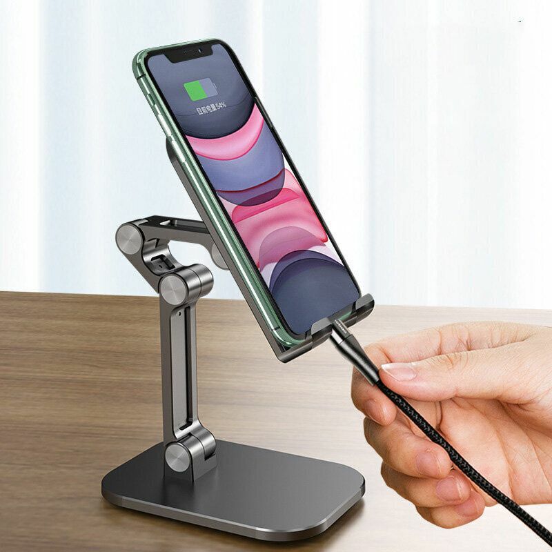 New mobile phone desktop stand online class multi-functional live broadcast lazy stand computer stand telescopic folding ipad customization